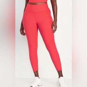 OLD NAVY - Active Yoga Leggings - Women / Size XXL (Orange)